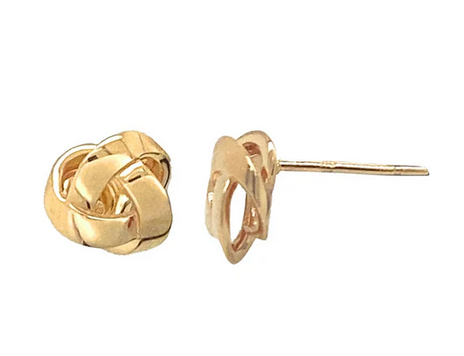 Knot stud earrings