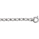 Silver belcher bracelet