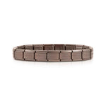 NOMINATION Matte Chocolate Brown Ip Colour Base Bracelet 030001036