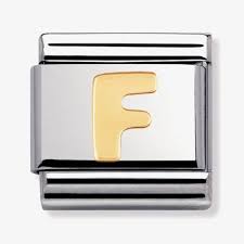 NOMINATION 'Letter F' Gold 03010106