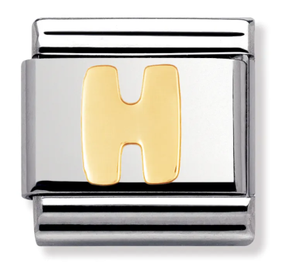 NOMINATION 'Letter H' Gold 03010108