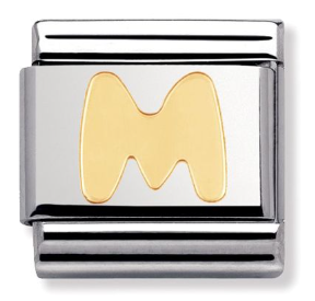 NOMINATION 'Letter M' Gold 03010113