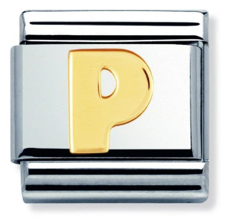 NOMINATION 'Letter P' Gold 03010116