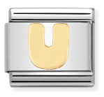 NOMINATION 'Letter U' Gold 03010121