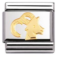 NOMINATION Zodiac 'Capricorn' Gold 03010410