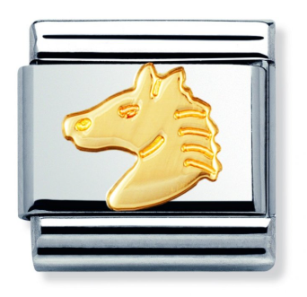 NOMINATION 'Horse Head' Gold 03011210