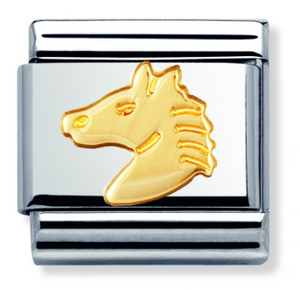 NOMINATION 'Horse Head' Gold 03011210