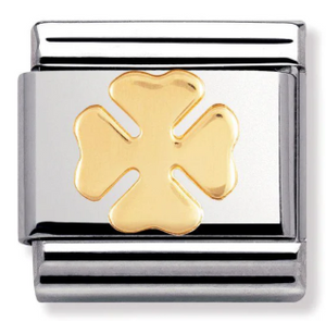 NOMINATION Good Luck 'Clover' Gold 03011506