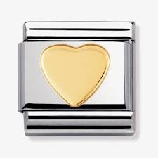 NOMINATION Gold 'Heart' 03011602