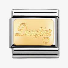 NOMINATION Engraved 'Daughter' Gold 030121/25
