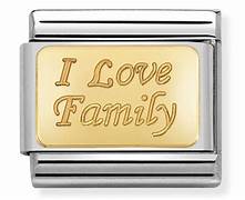 NOMINATION 'I Love Family' Gold 03012133