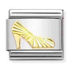 NOMINATION Etched 'Shoe' Gold 03014949
