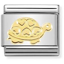 NOMINATION 'Turtle with Hearts' Gold 03016251