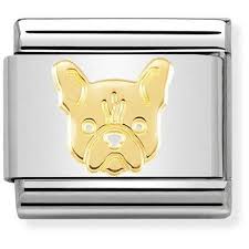NOMINATION Dog 'French Bulldog' Gold 03016254