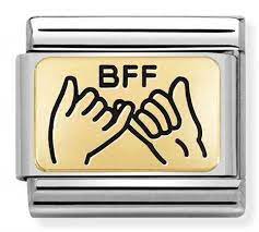 NOMINATION Pinky Promise 'BFF' Gold 03016604