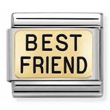 NOMINATION 'Best Friend' Gold & Enamel 03016605