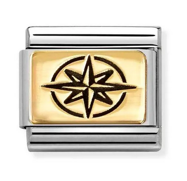 NOMINATION 'Wind Rose' Gold & Enamel 03016663