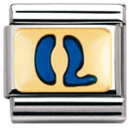 NOMINATION 'Letter Q' Blue Enamel 03020117