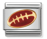 NOMINATION 'Football' Enamel & Gold 03020309