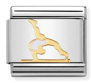 NOMINATION 'Gymnast' Enamel & Gold 03020337