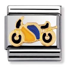 NOMINATION 'Motorbike' Enamel & Gold 03020340