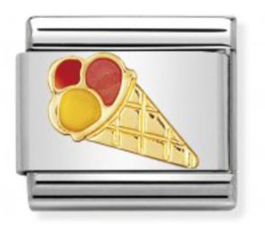 NOMINATION 'Ice Cream' Enamel & Gold 03020930