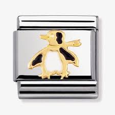 NOMINATION 'Penguin' Enamel & Gold 03021304