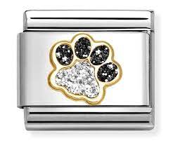 NOMINATION 'Paw Print' Glitter Enamel 03022022