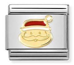 NOMINATION 'Santa Claus' Gold & Enamel 03022524