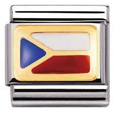 NOMINATION Flag 'Czech Republic' Enamel 03023430