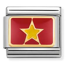 NOMINATION Flag 'Vietnam' Enamel 03023620