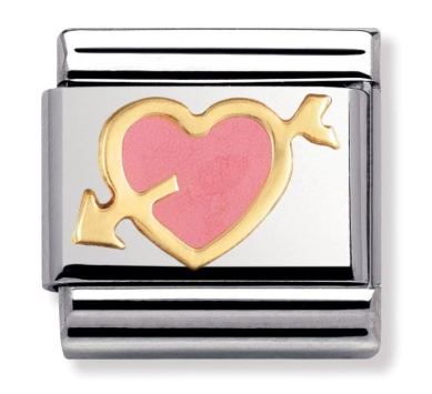 NOMINATION 'Heart & Arrow' Pink Enamel 03025301