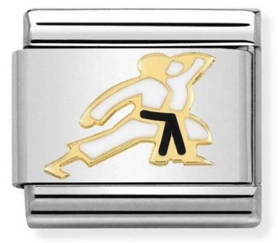 NOMINATION 'Karate' Gold & Enamel 03025919