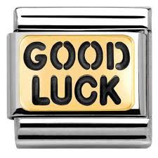 NOMINATION 'Good Luck' Enamel Gold 03026137