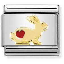 NOMINATION 'Heart Rabbit' Gold 03027246