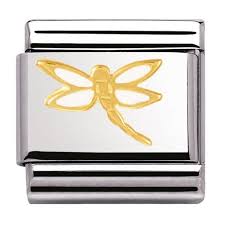 NOMINATION 'Dragonfly' Enamel & Gold 03027807