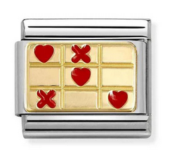 NOMINATION 'Hearts & Crosses' Gold & Enamel 03028471