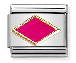 NOMINATION Fuchsia 'Rhombus' Enamel 03028552