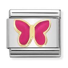 NOMINATION Fuchsia 'Butterfly' Enamel 03028562
