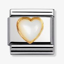 NOMINATION White 'MOP Heart' 03050112