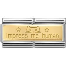 NOMINATION Double Link 'Impress me human' Gold 03071020