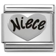 NOMINATION 'Niece Heart' Silver 33010116