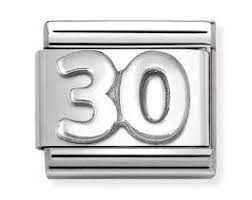 NOMINATION Number '30' Silver 33010158