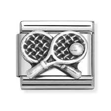 NOMINATION 'Tennis Racket's' Silver 330101 68