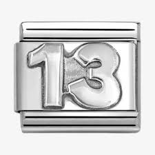 NOMINATION Number '13' Silver 33010175