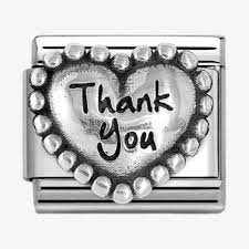 NOMINATION 'Thank You' Heart 33010183