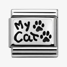 NOMINATION 'My Cat' Silver 33010236