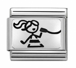 NOMINATION Skipping 'Girl on the Left' Silver 33010915