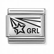 NOMINATION 'Girl Power' Star Silver 33010918