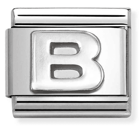NOMINATION 'Letter B' Silver 33011302